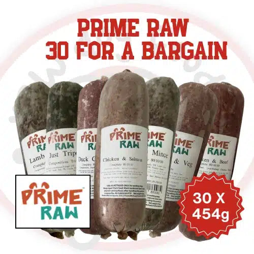 Prime Raw Complete 30 for a Bargain Variety Box