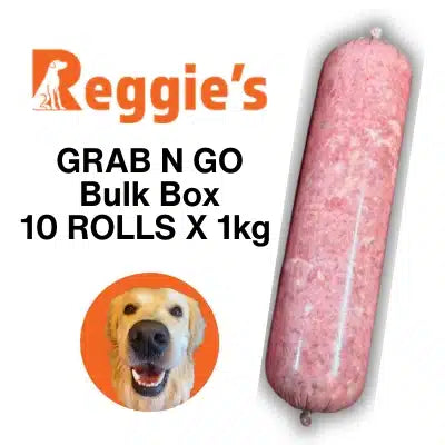 Reggie's Grab N Go Bulk Box 80:10:10 (10 X 1kg Rolls)