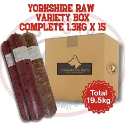 Yorkshire Raw Variety Box Complete 1.3kg X 15
