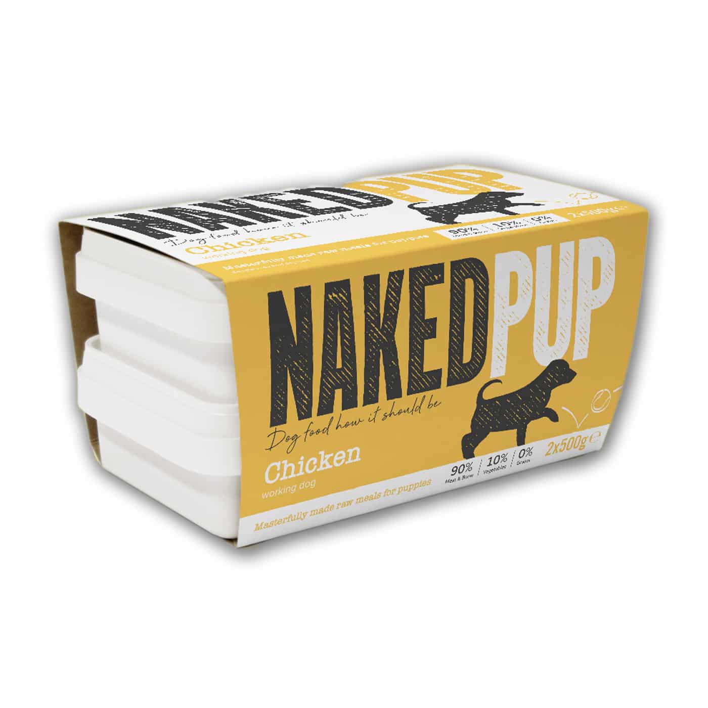 Naked Pup 90:10 2x500g tubs